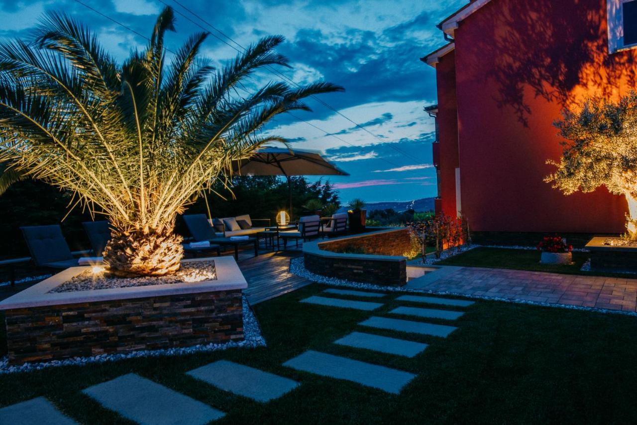Villa Sunset Pool & Spa Apartments スポージニ・スコーフィ エクステリア 写真