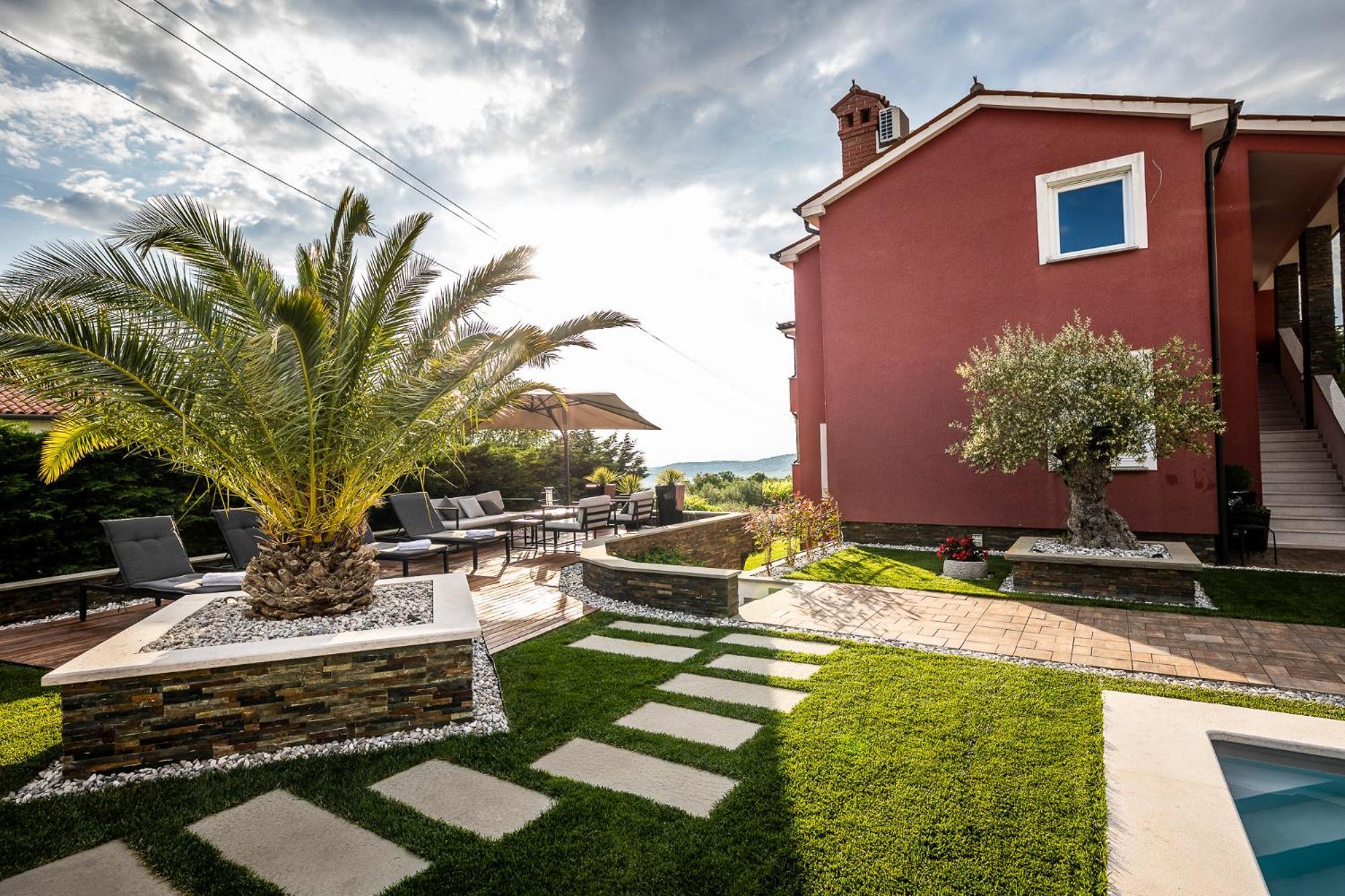 Villa Sunset Pool & Spa Apartments スポージニ・スコーフィ 部屋 写真